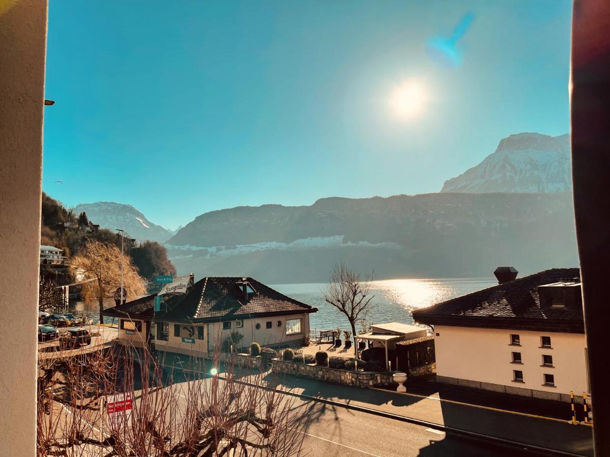 Seehotel Riviera At Lake Lucerne Gersau Exteriör bild