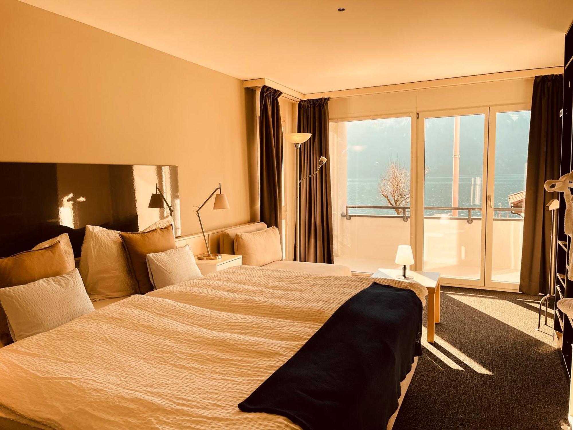 Seehotel Riviera At Lake Lucerne Gersau Exteriör bild