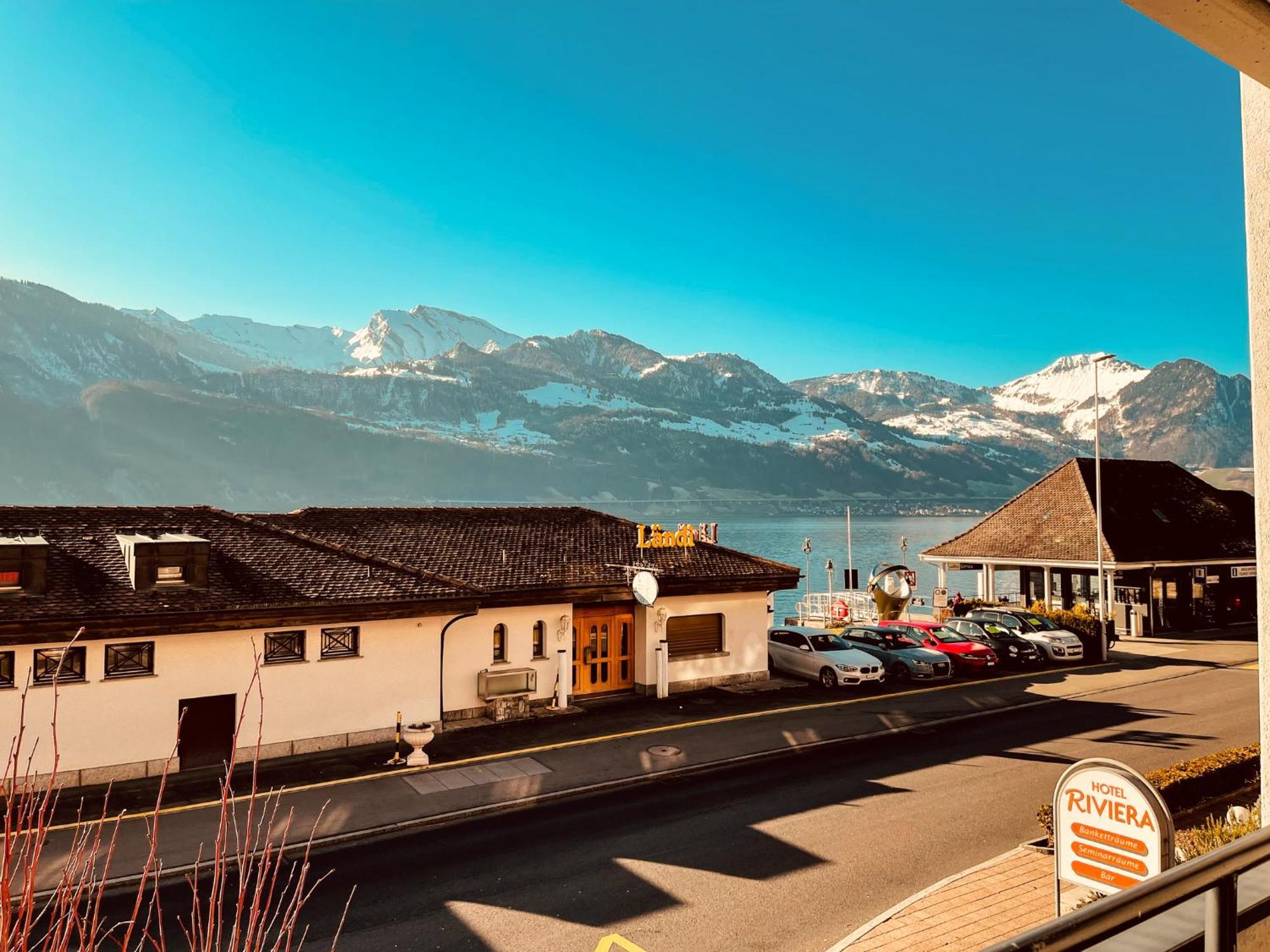 Seehotel Riviera At Lake Lucerne Gersau Exteriör bild