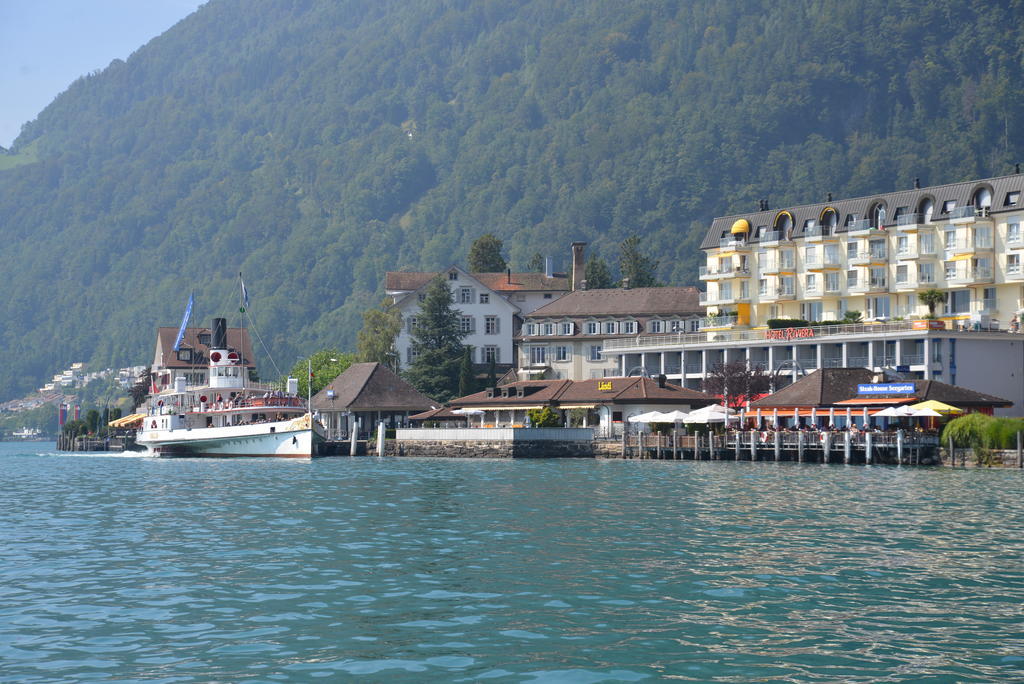 Seehotel Riviera At Lake Lucerne Gersau Exteriör bild